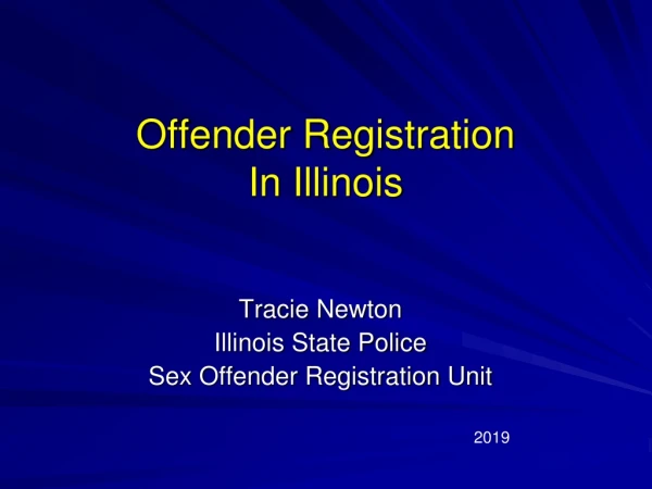 Offender Registration In Illinois