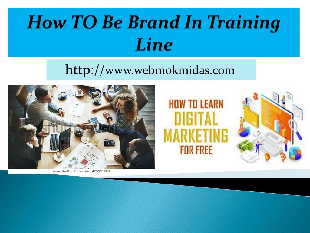 how to be brand in training line
