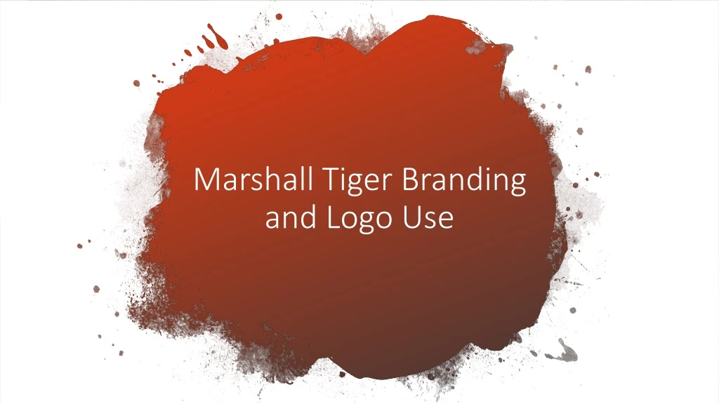 marshall tiger branding and logo use