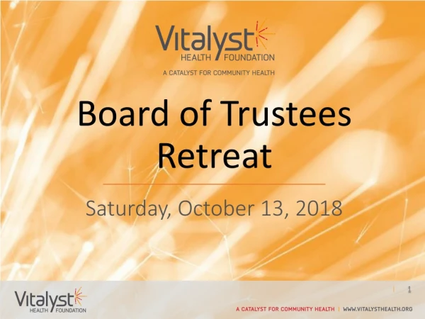 Board of Trustees Retreat
