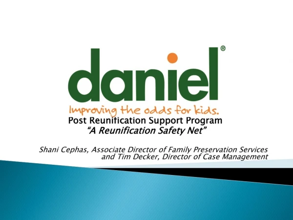 Post Reunification Support Program “A Reunification Safety Net”