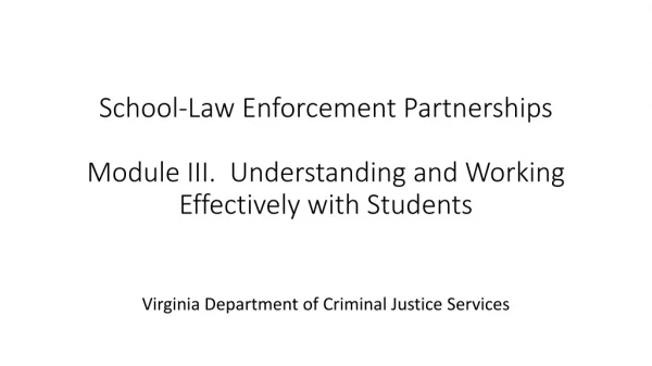 Virginia Department of Criminal Justice Services