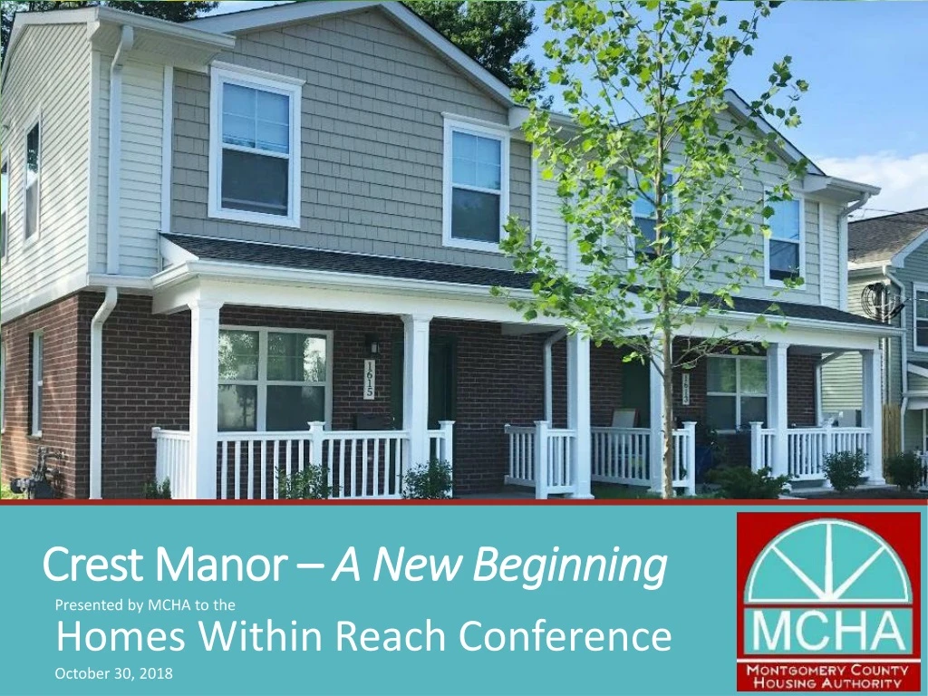 crest manor a new beginning