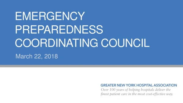 Emergency Preparedness Coordinating Council