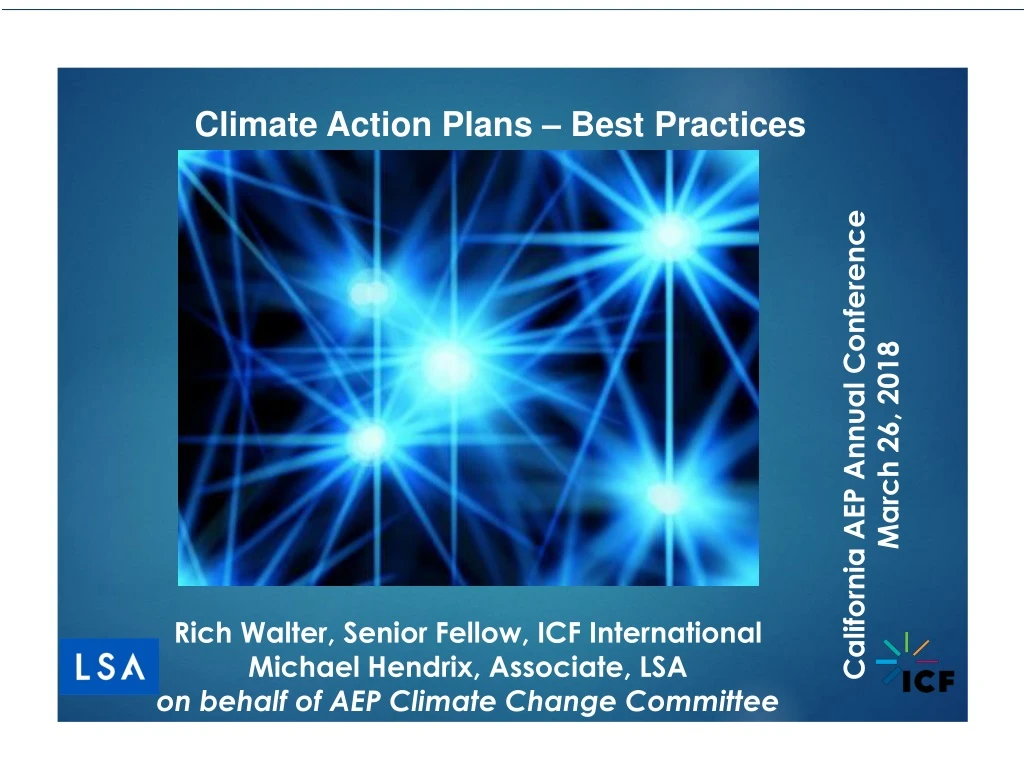 climate action plans best practices