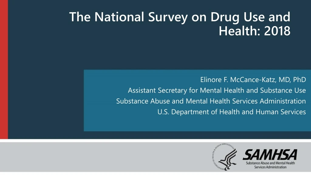 the national survey on drug use and health 2018