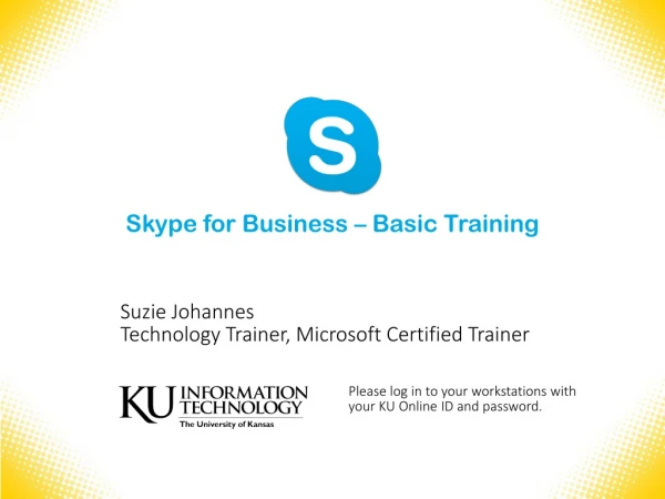 Skype for Business – Basic Training