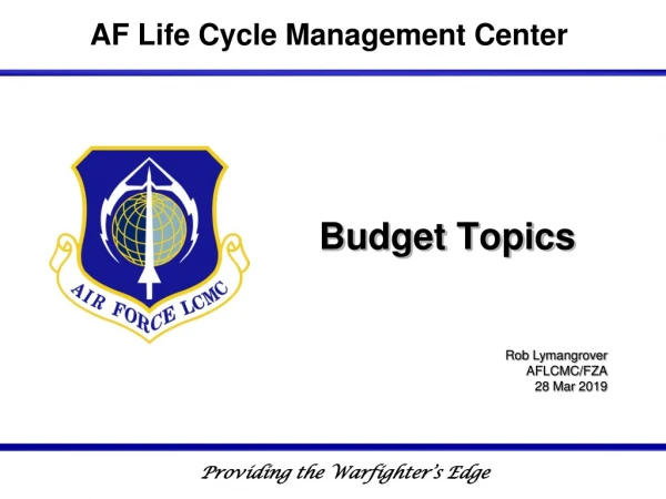 Budget Topics