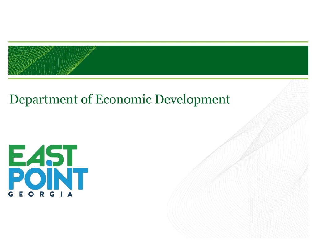 department of economic development