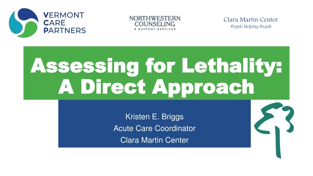 assessing for lethality a direct approach