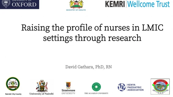 Raising the profile of nurses in LMIC settings through research