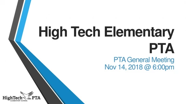 High Tech Elementary PTA