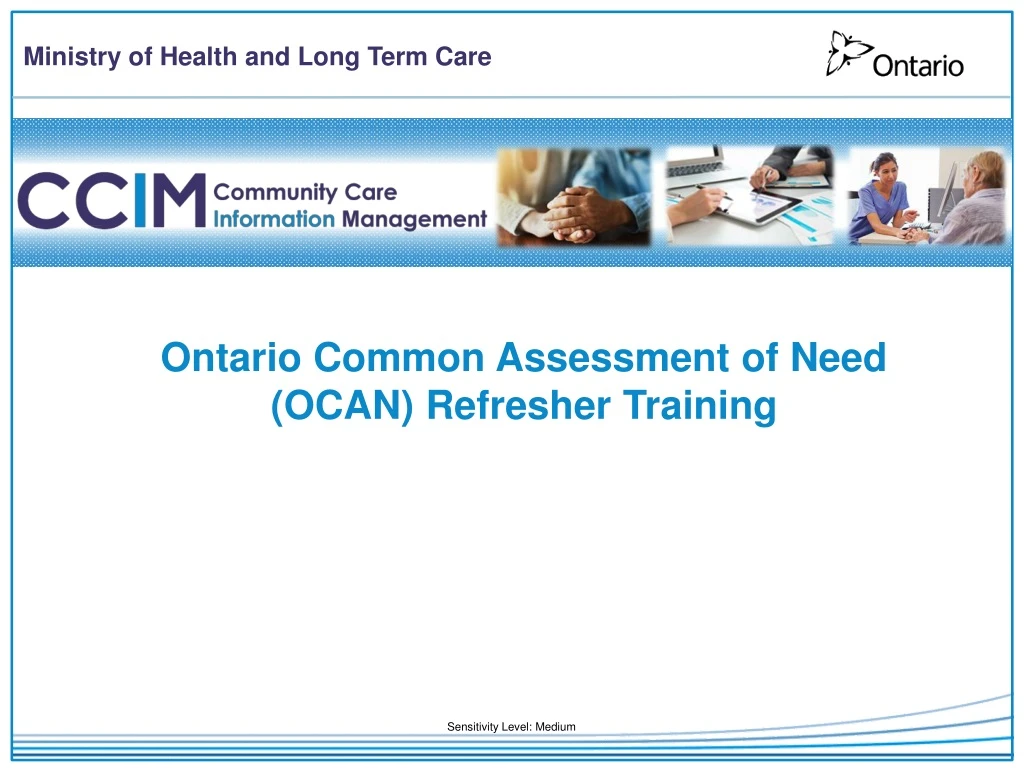 ontario common assessment of need ocan refresher