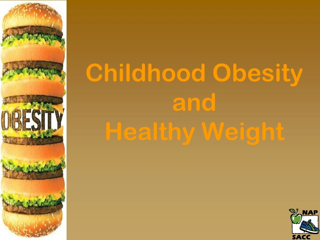 childhood obesity and healthy weight