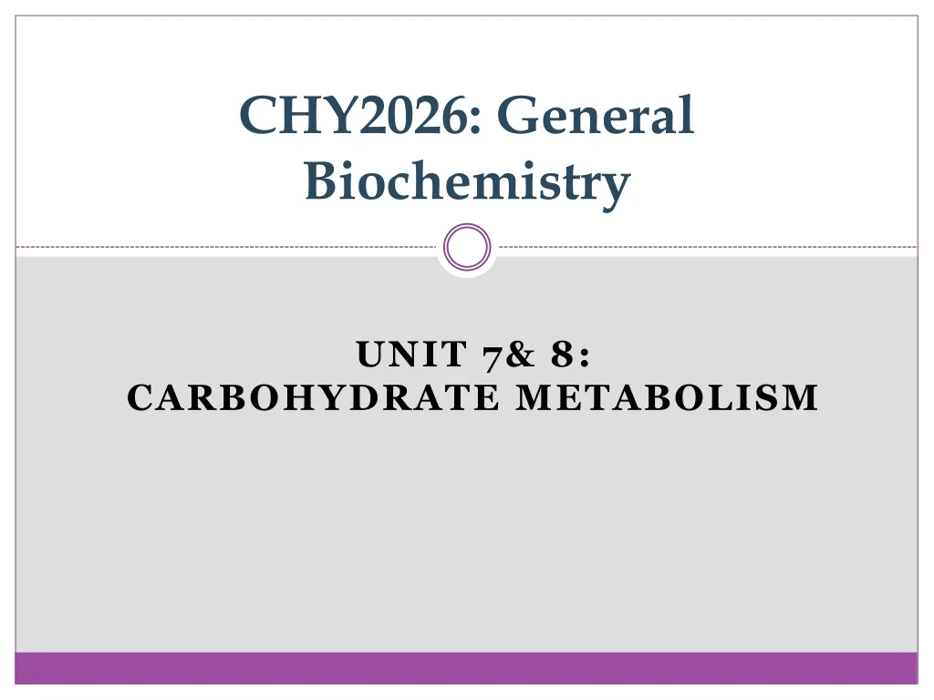 chy2026 general biochemistry