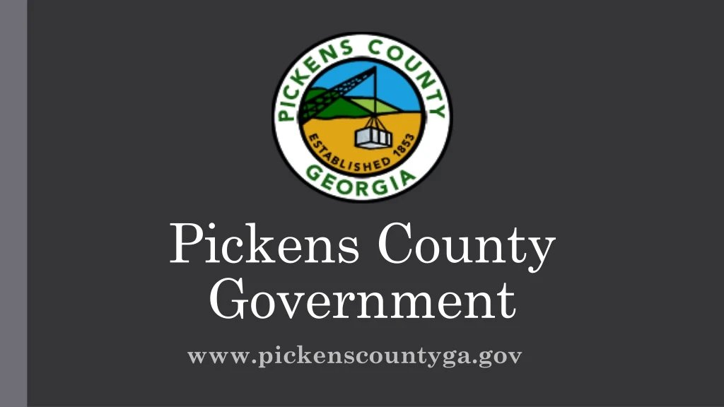 pickens county government