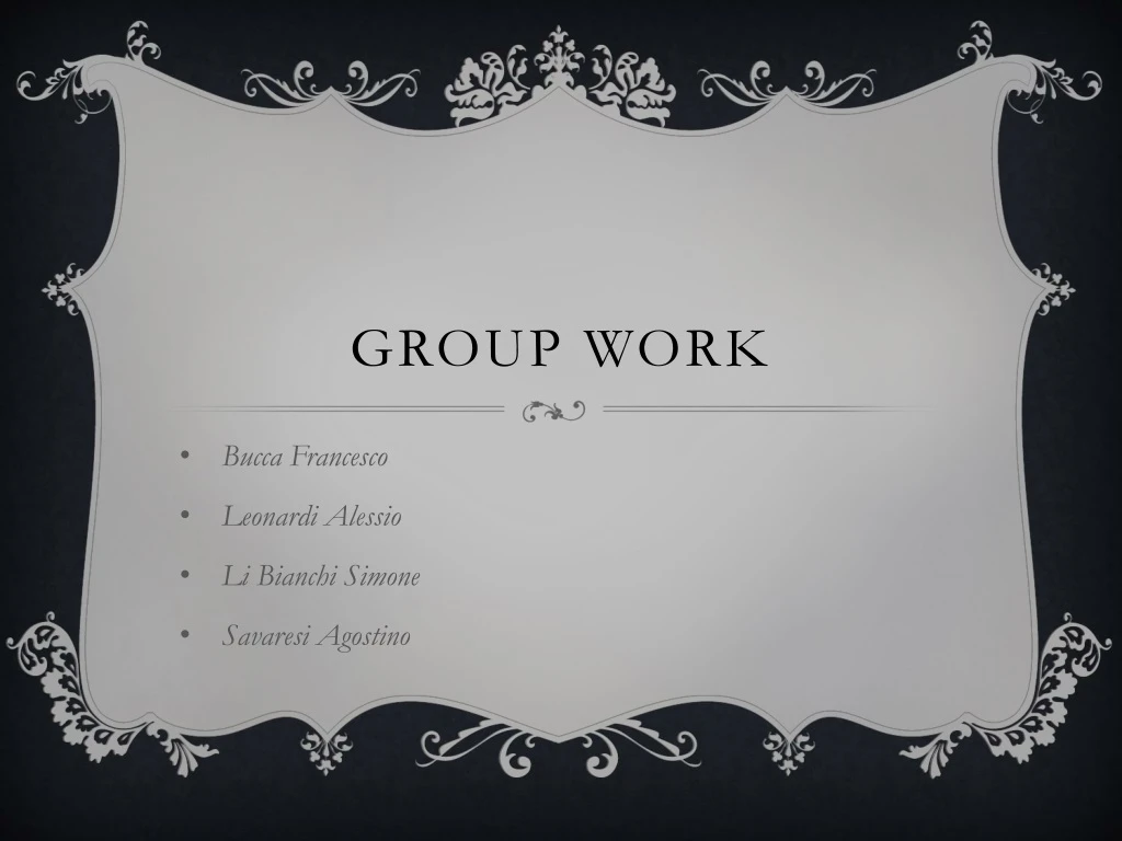 group work