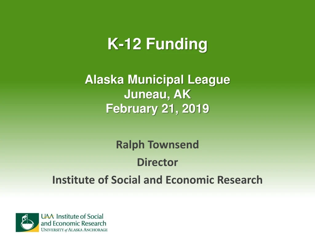 k 12 funding alaska municipal league juneau ak february 21 2019