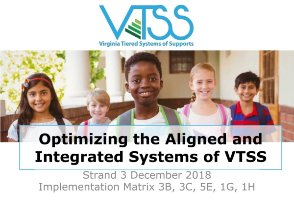 Optimizing the Aligned and Integrated Systems of VTSS