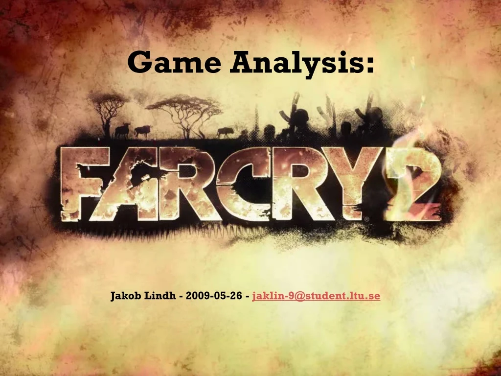game analysis