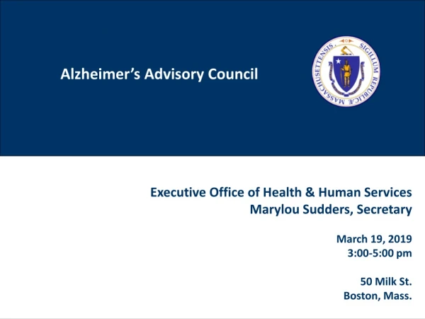 Alzheimer’s Advisory Council