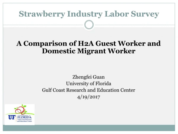 Strawberry Industry Labor Survey