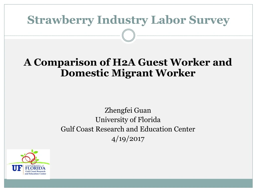 strawberry industry labor survey