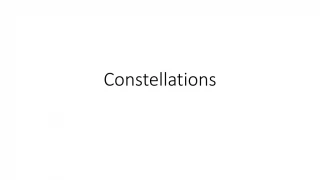 Star Constellations: History, Navigation, and Significance - slide 1