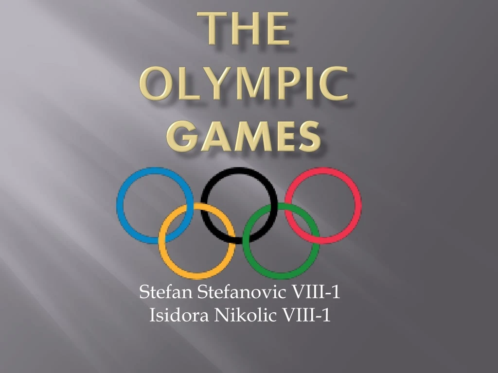 the olympic games