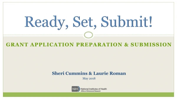 Ready, Set, Submit!