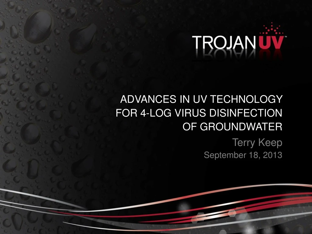 advances in uv technology for 4 log virus