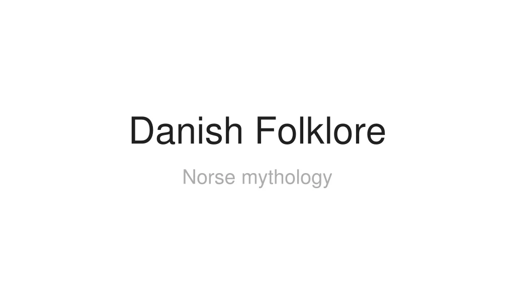 danish folklore