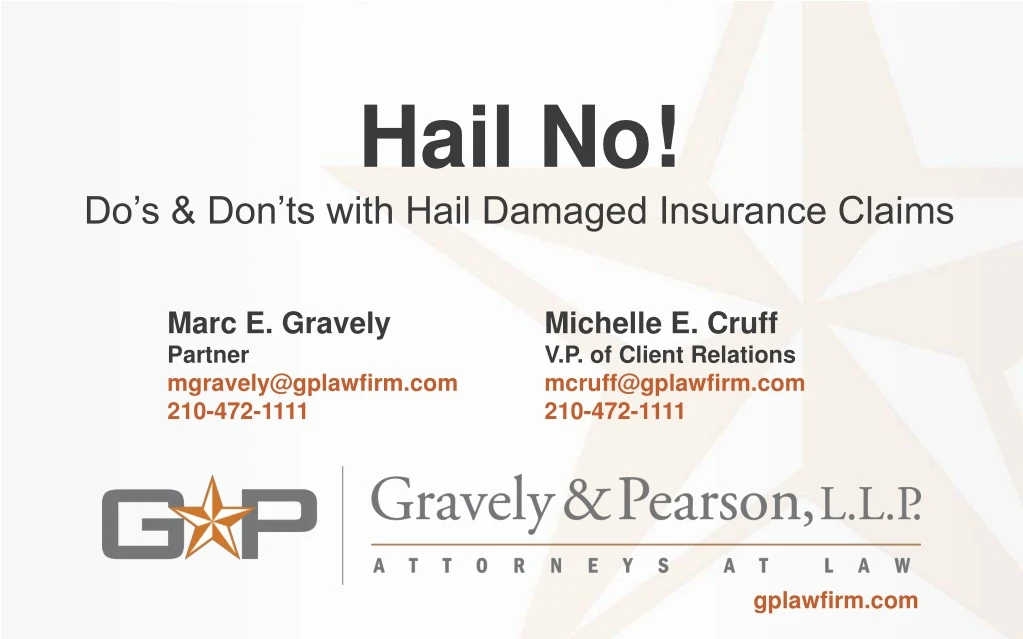 hail no do s don ts with hail damaged insurance claims