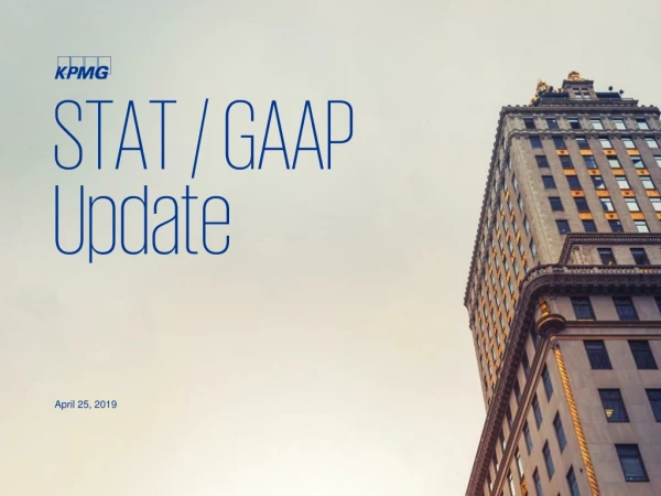 STAT / GAAP Update