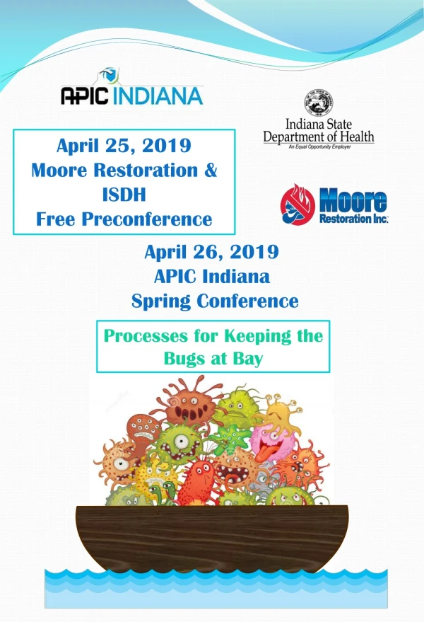April 26, 2019 APIC Indiana Spring Conference