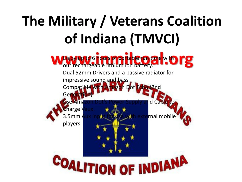 the military veterans coalition of indiana tmvci www inmilcoal org