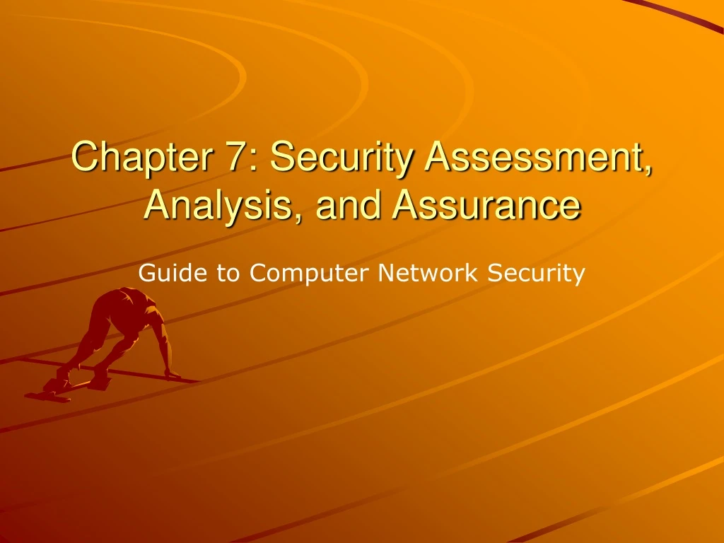 chapter 7 security assessment analysis and assurance