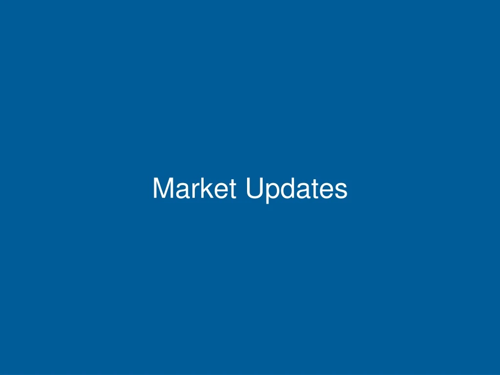 market updates