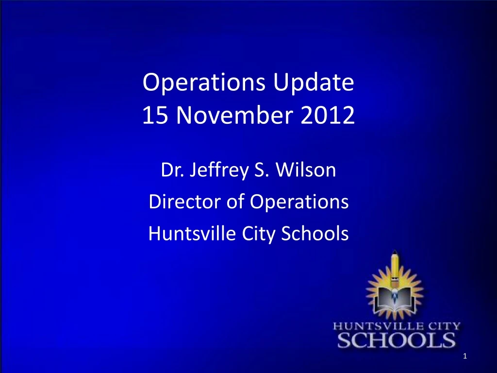 operations update 15 november 2012