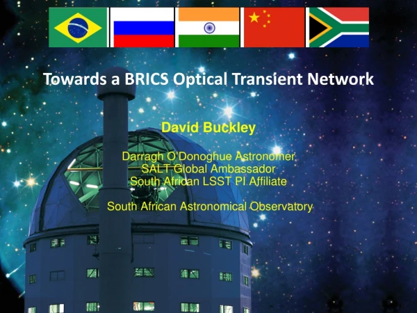 Towards a BRICS Optical Transient Network