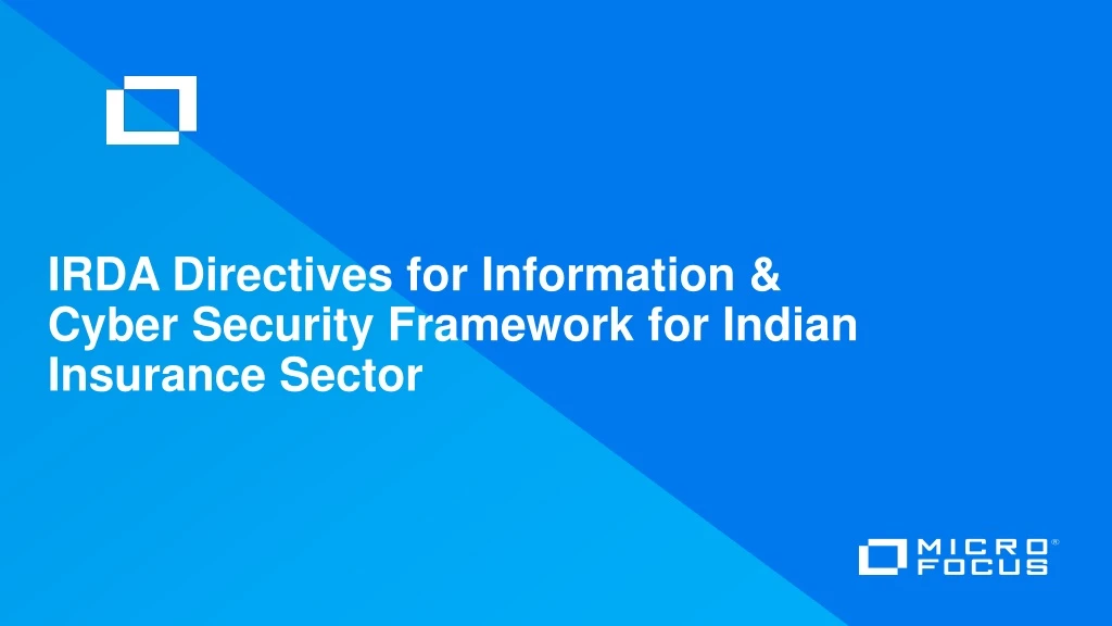 irda directives for information cyber security framework for indian insurance sector