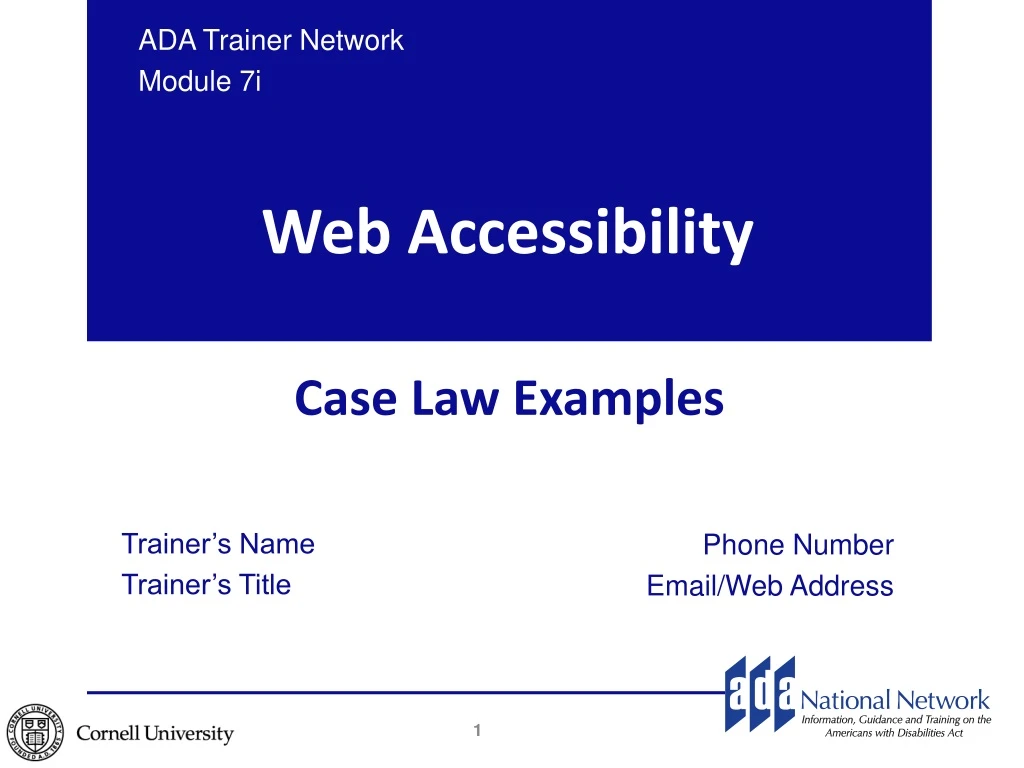 web accessibility