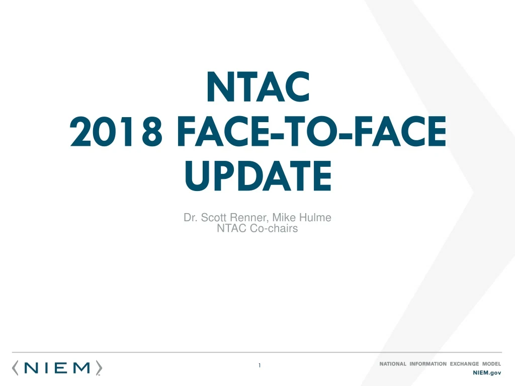 ntac 2018 face to face update