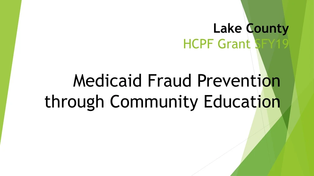 lake county hcpf grant sfy19