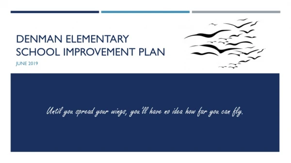 Denman Elementary School improvement plan