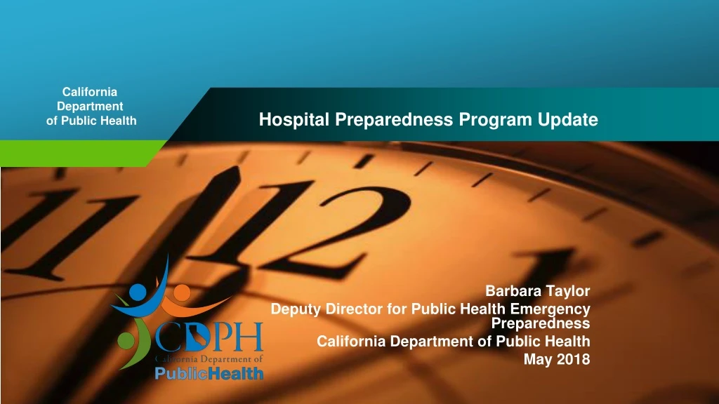 hospital preparedness program update