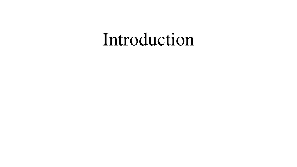 introduction