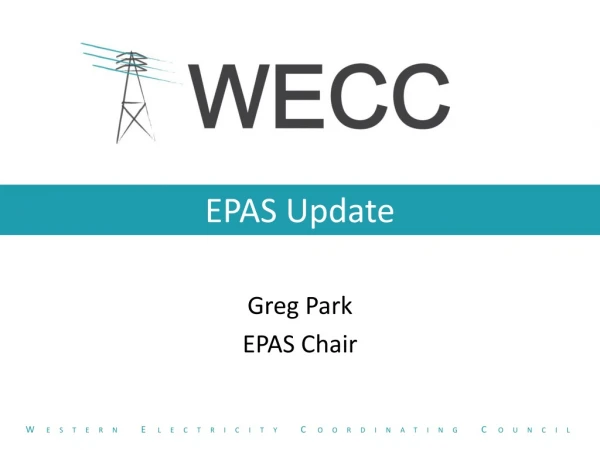 EPAS Update