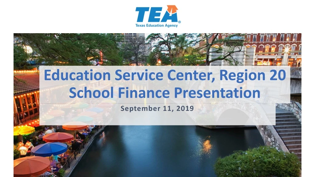 education service center region 20 school finance presentation