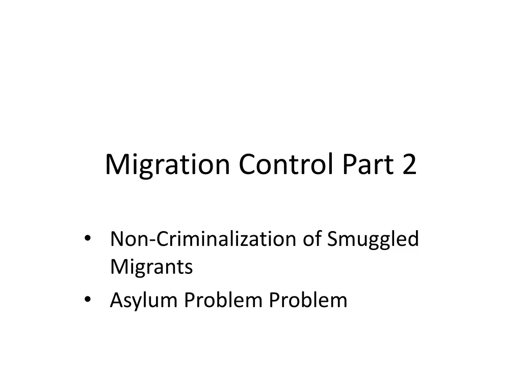 migration control part 2